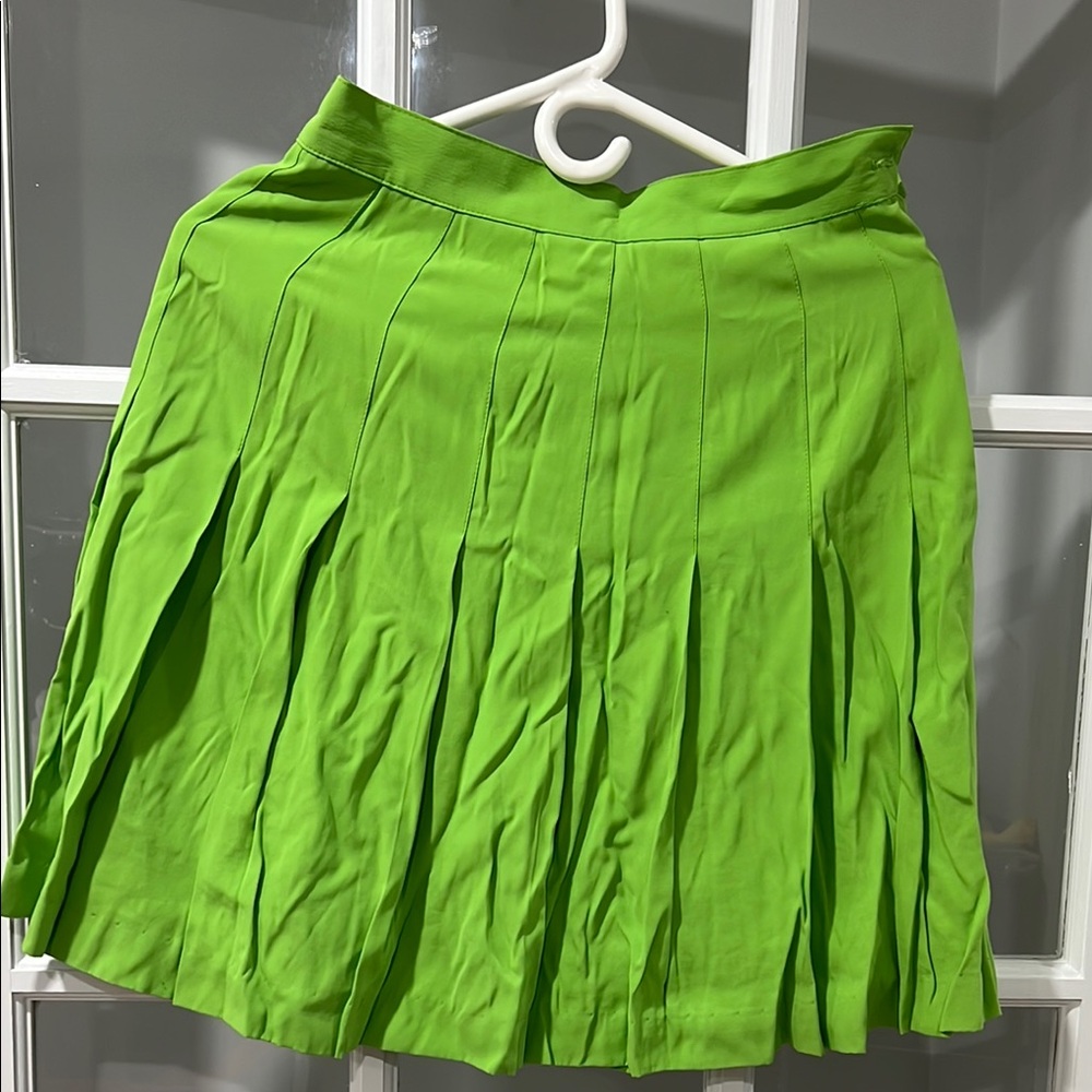 The Limited Green A-Line Mini Skirt size 6